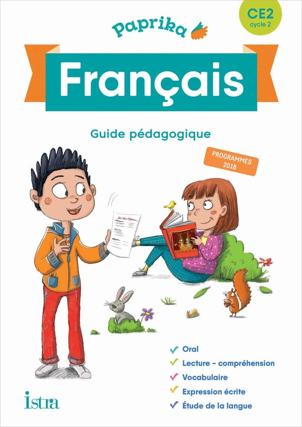 Paprika Tome 45 : Paprika Français CE2 - Edition France - Guide pédagogique + CD - Ed. 2019