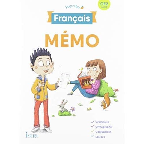 Paprika : français ; CE2 ; pack de 5 mémos