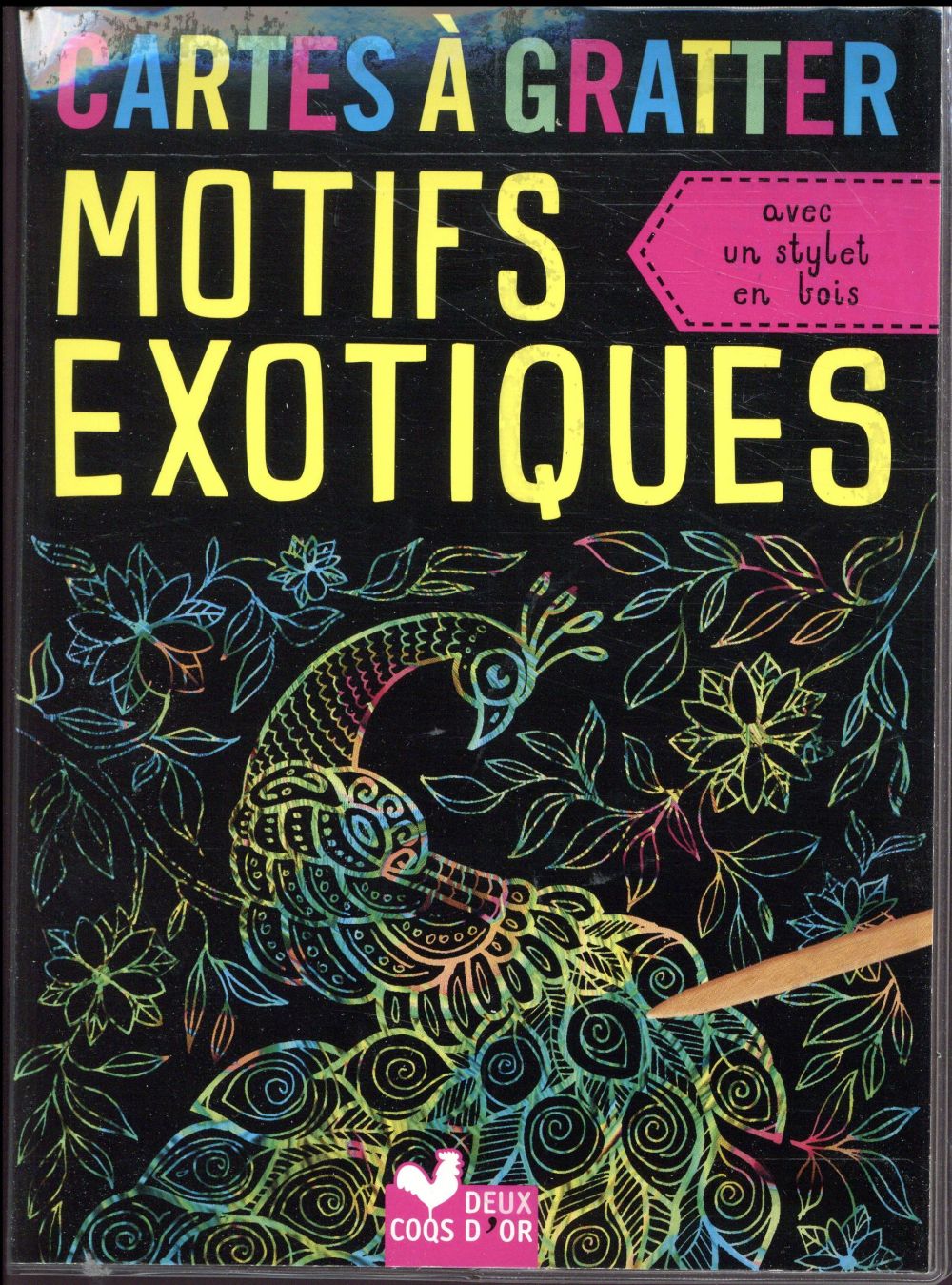 Cartes à gratter : motifs exotiques