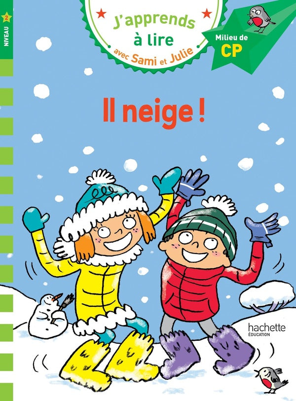 J'apprends à lire avec Sami et Julie : il neige ! niveau 2