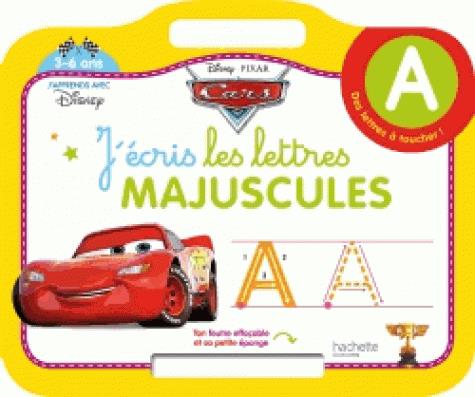 J'écris les lettres majuscules : Cars : ardoise