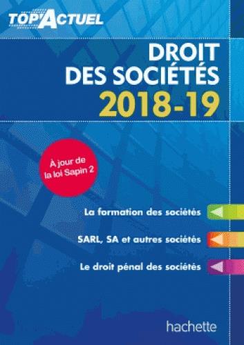 Top'actuel : droit des sociétés (édition 2018/2019)