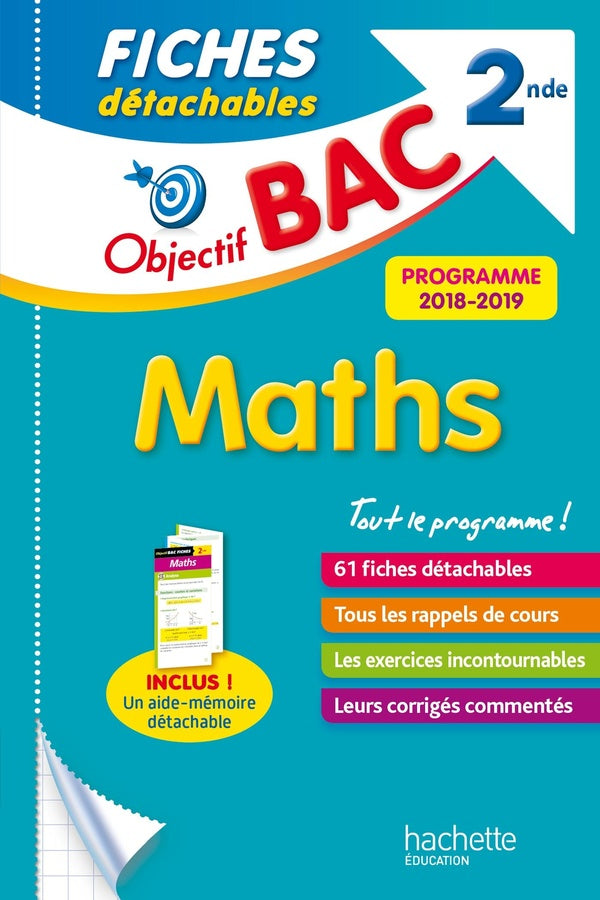 Objectif bac : fiches détachables ; maths ; 2nde