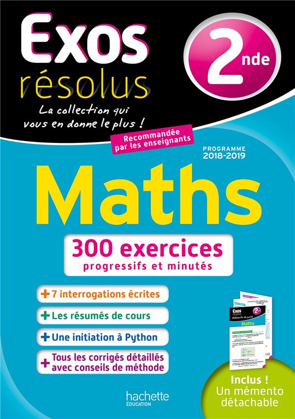 Exos résolus : maths ; 2de