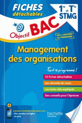 Objectif bac : fiches détachables ; management ; 1ère et terminale STMG