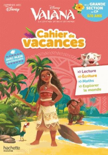 Cahier de vacances ; Vaiana ; de la GS au CP