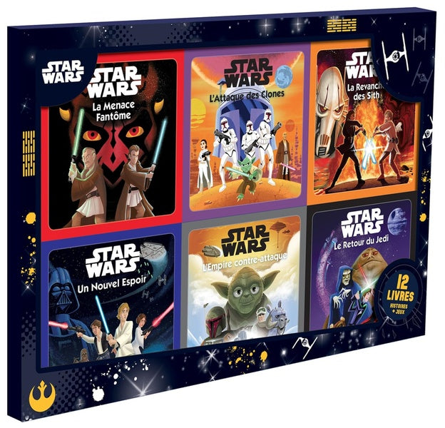 Star wars, coffret 12 livres