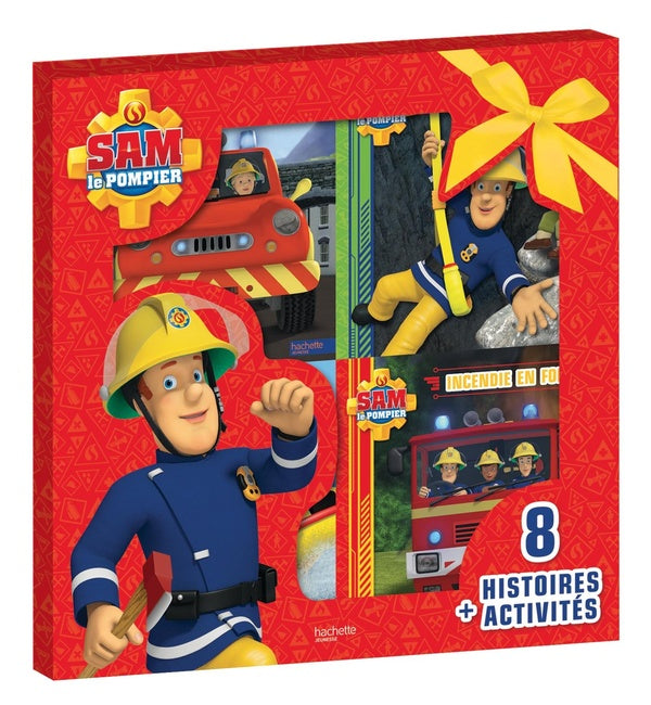Sam le pompier : coffret 8 histoires + activités