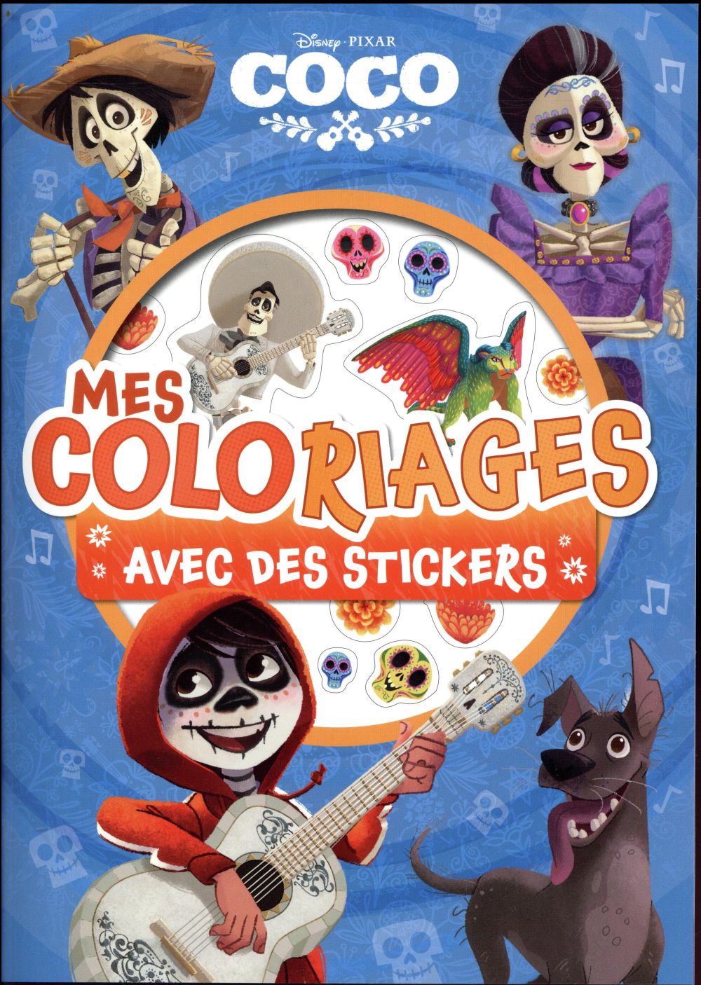 Mes coloriages avec stickers : Coco