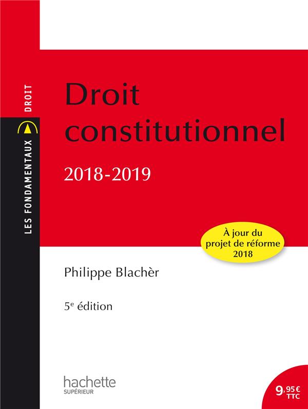 Droit constitutionnel (édition 2018/2019)