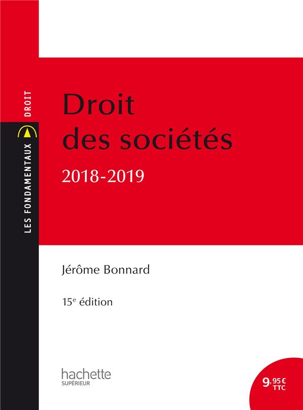 Droit des sociétés (édition 2018/2019)
