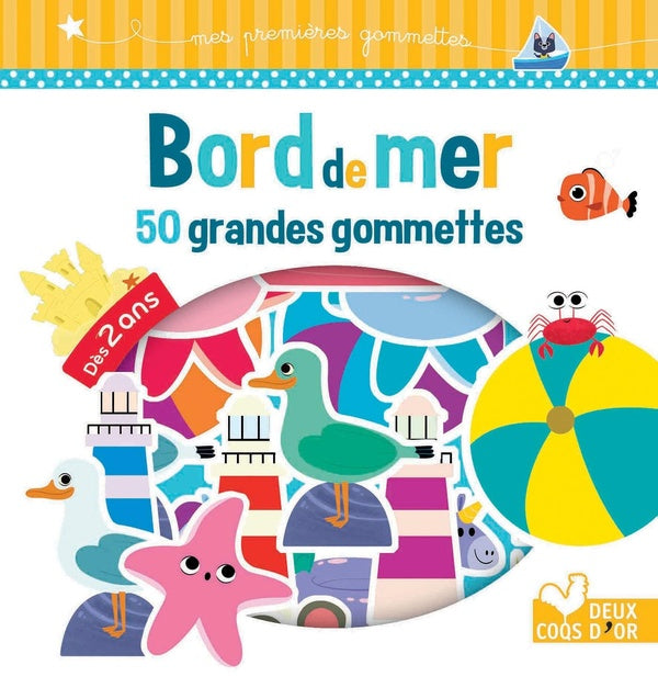 50 grandes gommettes : bord de mer