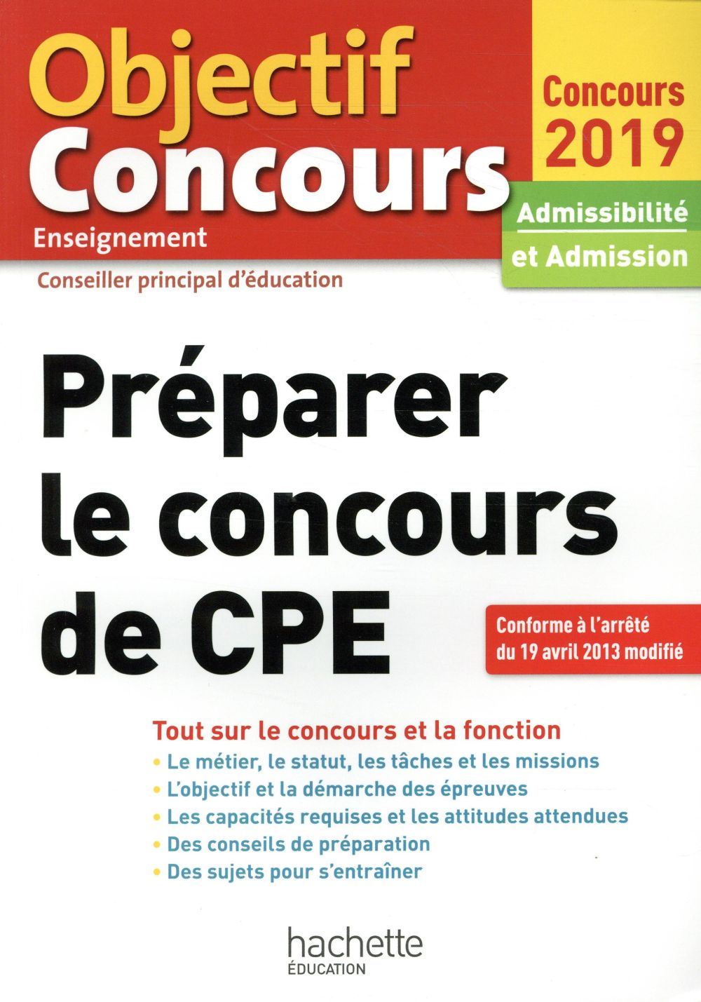 Préparer le concours de CPE (édition 2019)