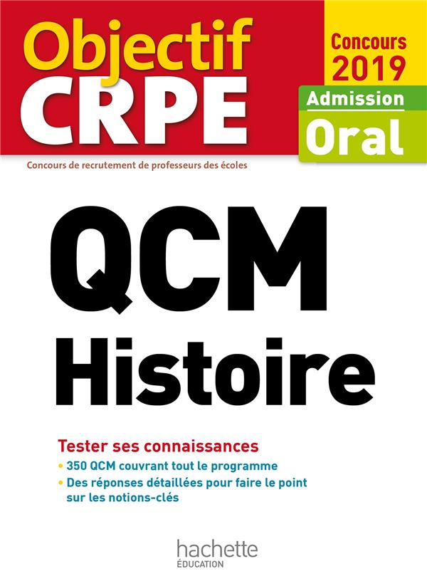Objectif CRPE : QCM histoire (édition 2019)