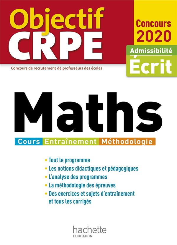 Objectif CRPE : maths (édition 2020)
