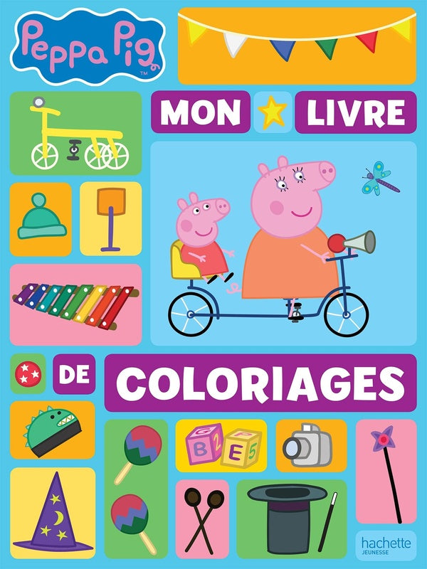 Mon livre de coloriages : Peppa Pig