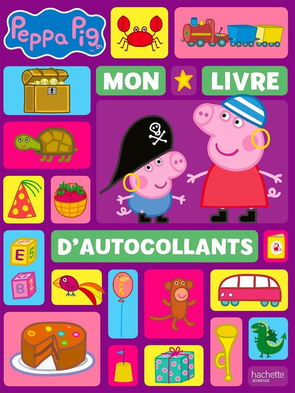 Mon livre d'autocollants : Peppa Pig