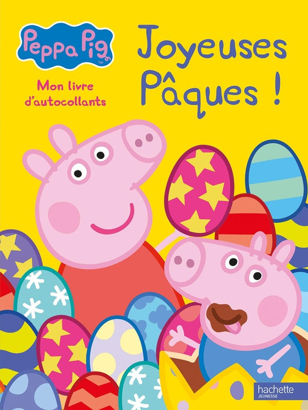 Mon livre d'autocollants : Peppa Pig : joyeuses Pâques !