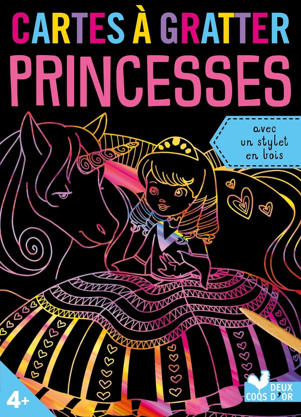 Mes cartes à gratter : princesses