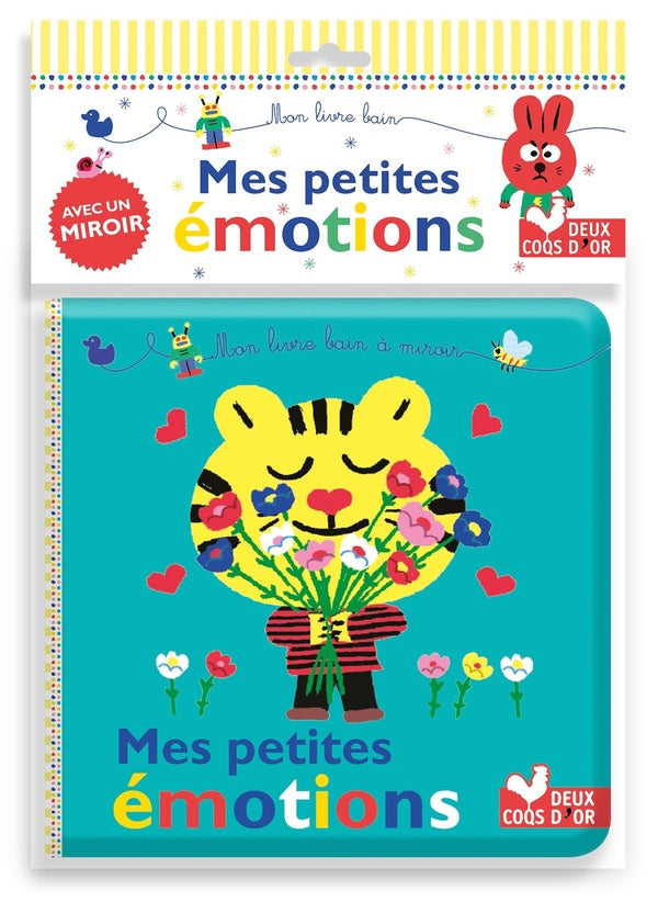 Mes petites émotions ; livre bain à miroir