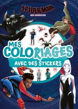 Mes coloriages avec stickers : Spider-Man - new generation