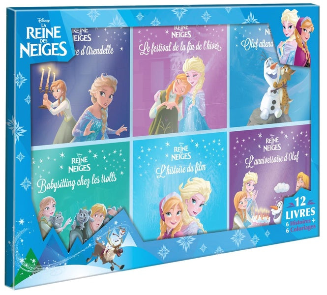 La Reine des Neiges : coffret 12 livres