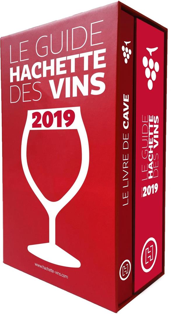 Coffret guide hachette des vins 2019 + le livre de cave