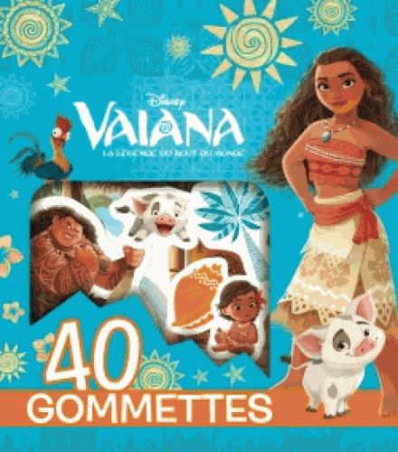 Vaiana, la légende du bout du monde : pochette de 40 gommettes