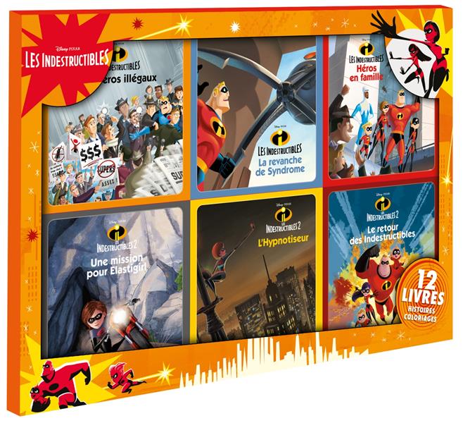 Coffret 12 livres ; les indestructibles 1 et 2