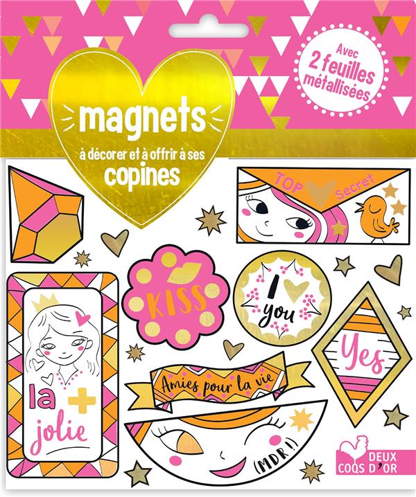 GOMMETTES : magnets à décorer et a offrir à ses copines