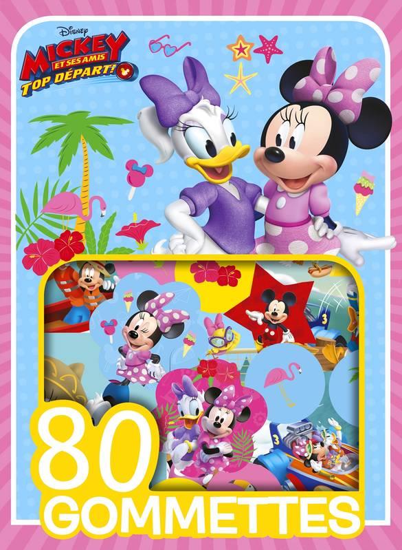 80 gommettes : Mickey et ses amis - top départ : vive les vacances