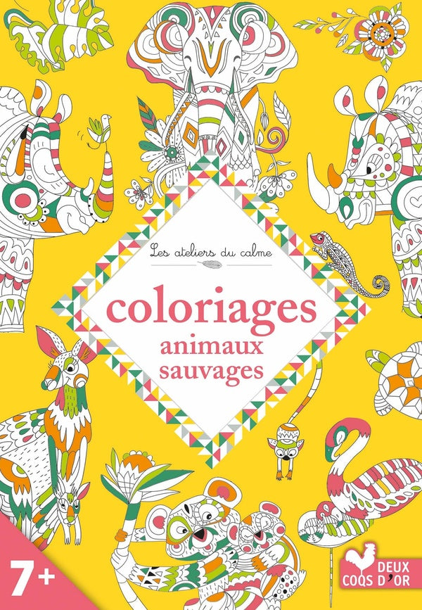 Coloriages ; animaux sauvages