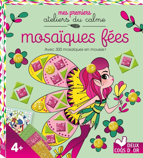 Les ateliers du calme : mosaïques fées ; mini boîte avec accessoires
