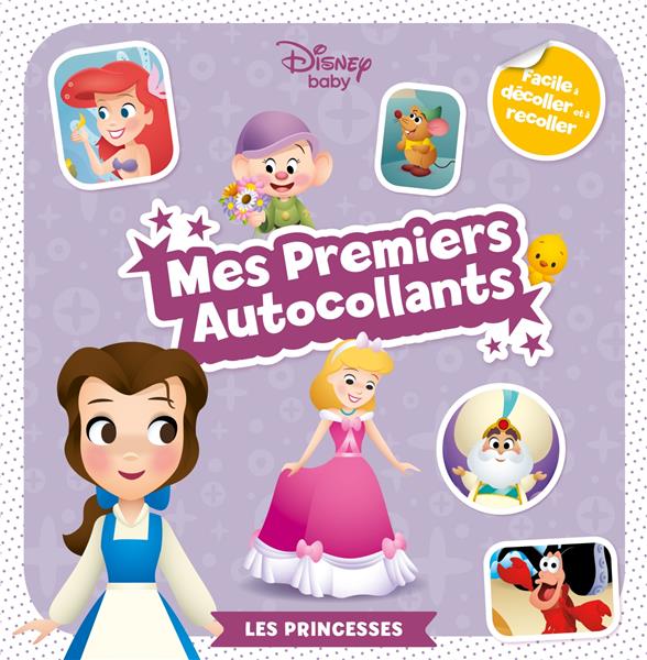 Mes premiers autocollants : Disney Baby : les princesses