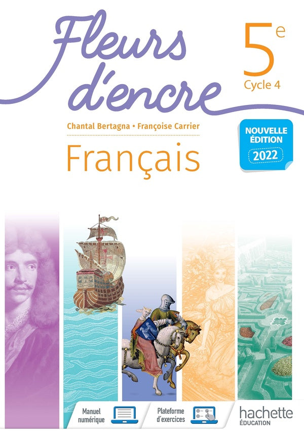 Fleurs d'encre : français ; 5e ; livre élève