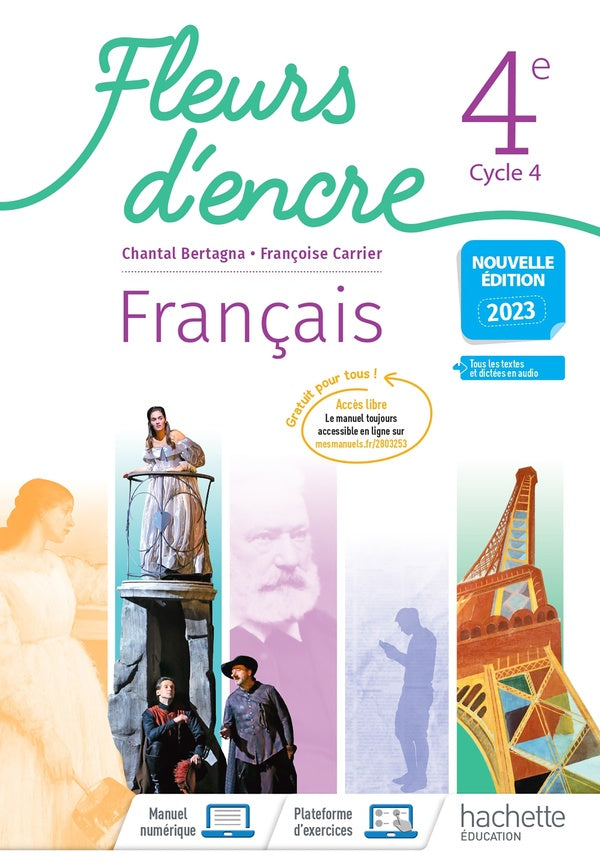 Fleurs d'encre : français ; 4e ; livre élève