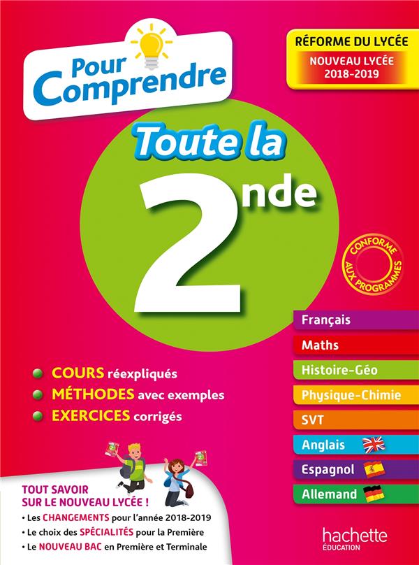 Pour comprendre toutes les matières : 2nde