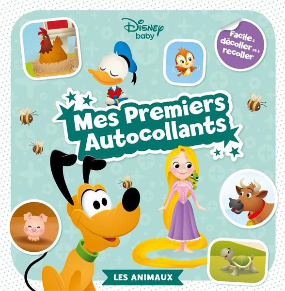 Mes premiers autocollants : Disney Baby : animaux