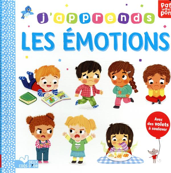 Patapon : j'apprends les émotions ; livre avec volets