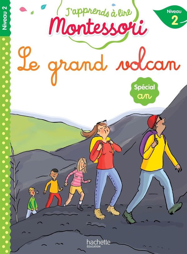 J'apprends à lire Montessori : le grand volcan ; niveau 2