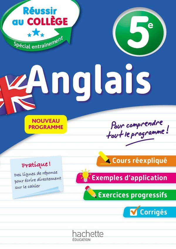 Réussir au collège : anglais ; 5e