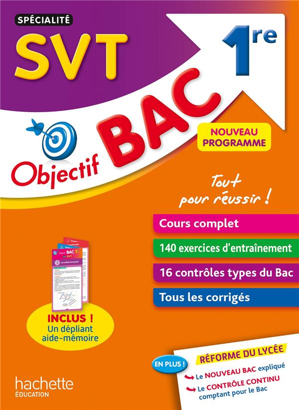 Objectif bac : spécialité SVT ; 1re