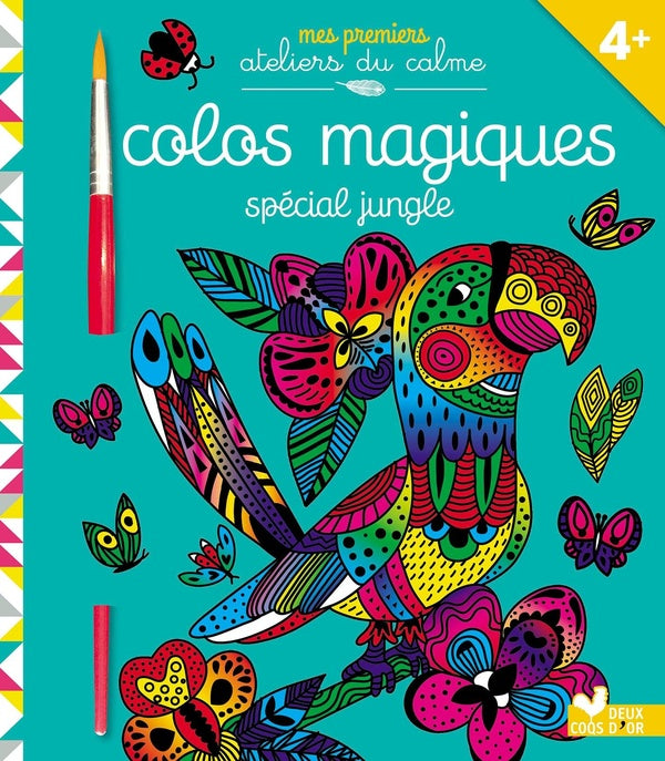 Colos magiques jungle ; avec pinceau