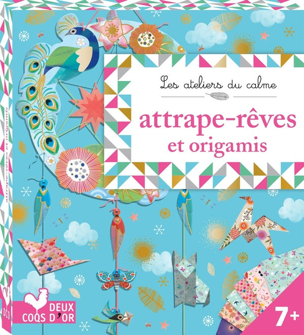 Les ateliers du calme : attrape-rêves et origamis ; mini-boïte avec accessoires