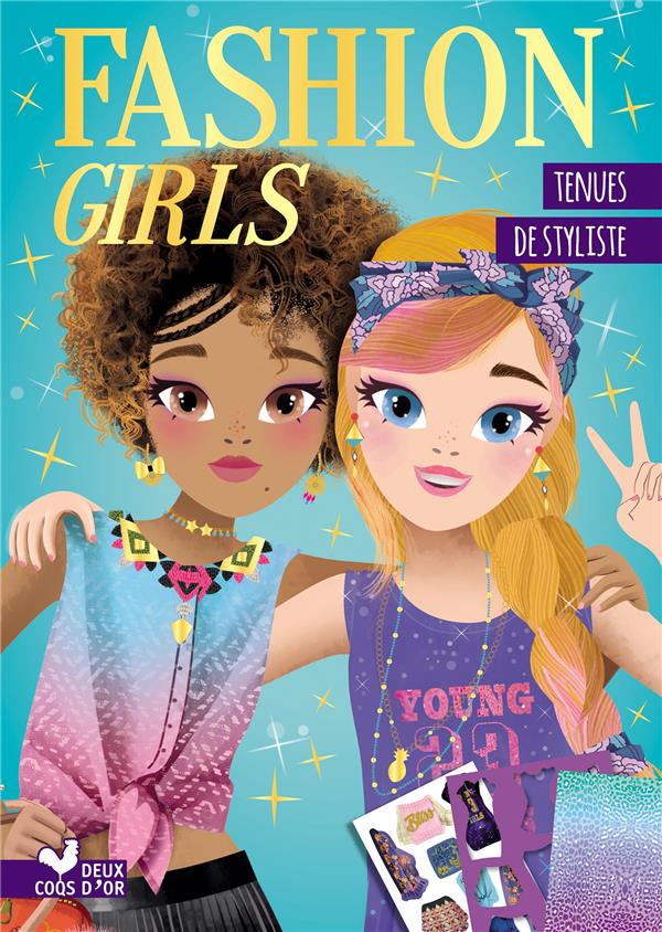 Fashion girls ; tenues de styliste ; pochette avec accessoires