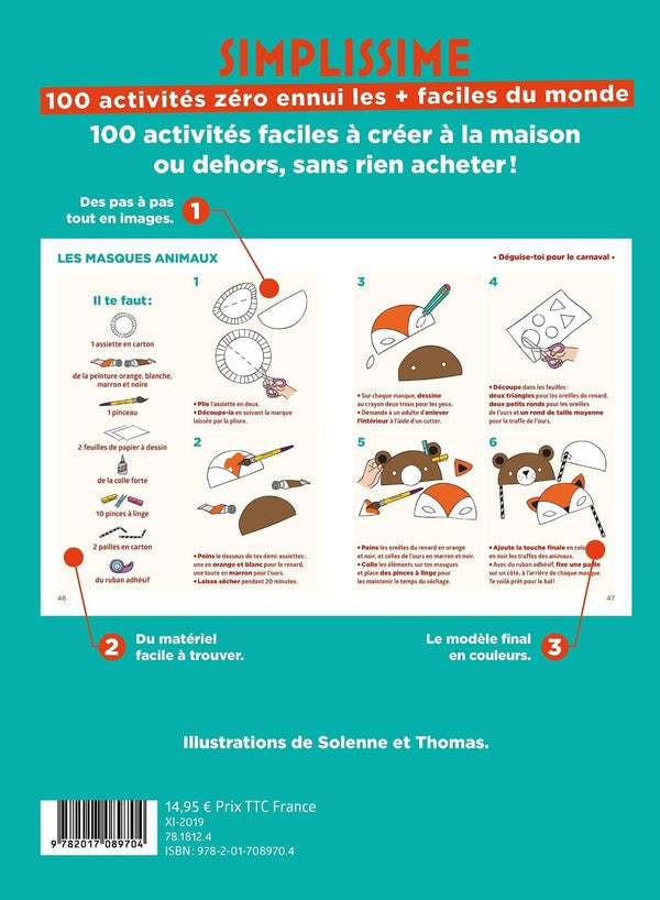 Simplissime : 100 activités zéro ennui les + faciles du monde