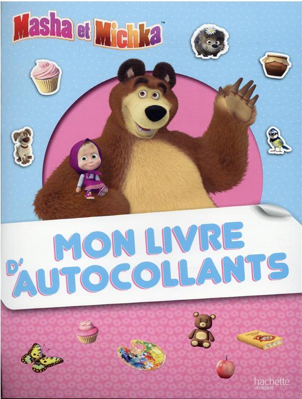 Mon livre d'autocollants : Masha et Michka