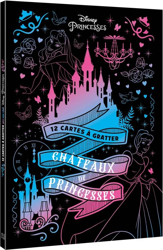 Disney Princesses : châteaux de princesses ; 12 cartes à gratter