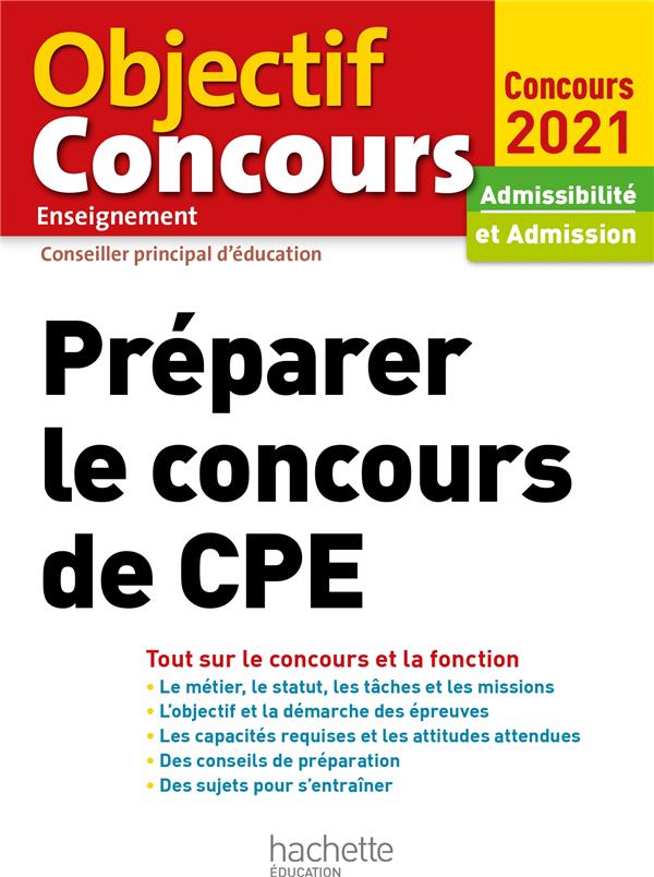 Objectif concours (édition 2021)