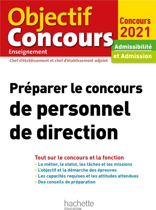 Preparer le concours de personnel de direction 2021 (édition 2021)
